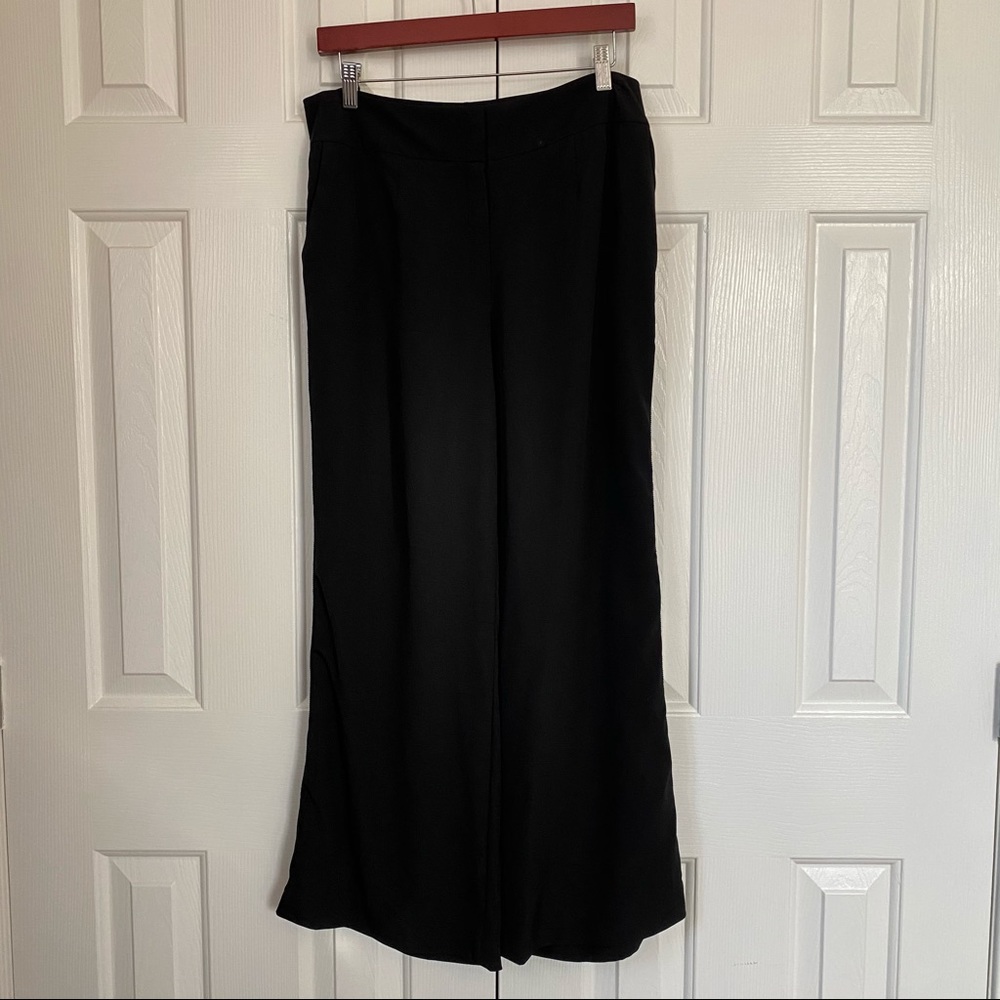 ESCADA black dress pants flare black tuxedo 42